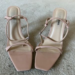 Beige Fashion Nova Heels Size 8